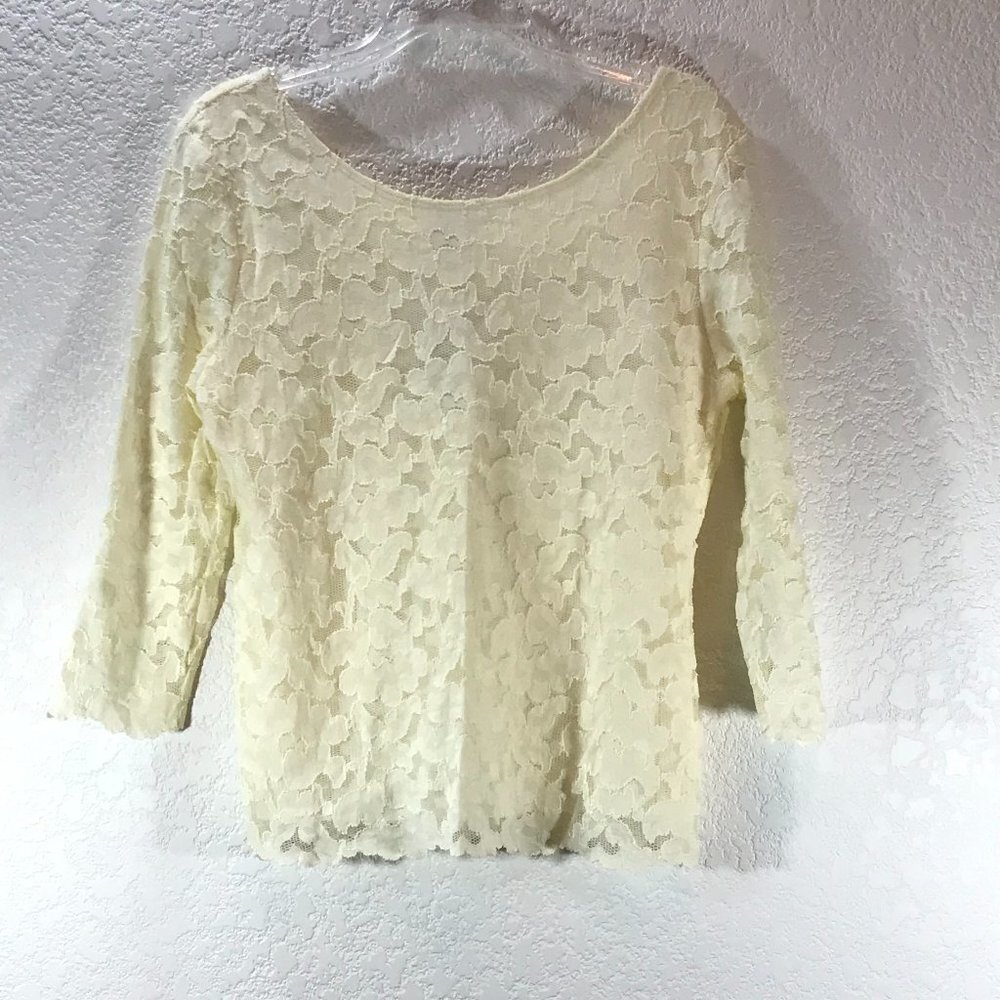 Lace Blouse by Jon Den NWT 3/$18